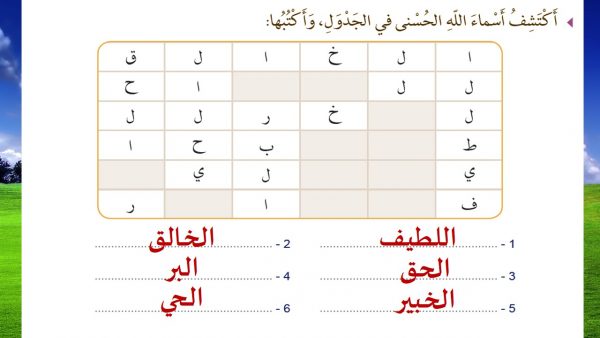 حل درس اللطيف الخبير