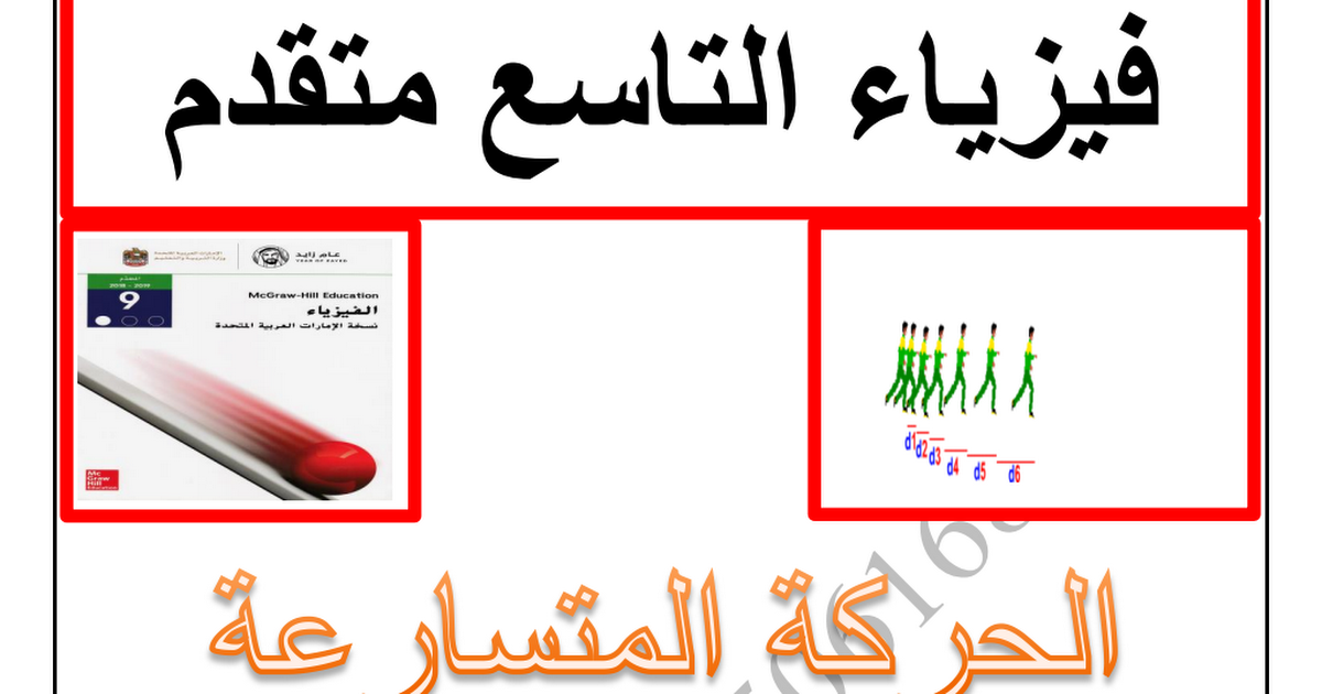 التسارع العجلة فيزياء1 أول ثانوي المنهج السعودي