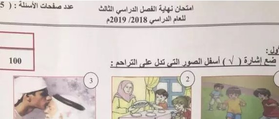 امتحان وزاري تربية اسلامية الصف الثالث الفصل الثالث 2018-2019